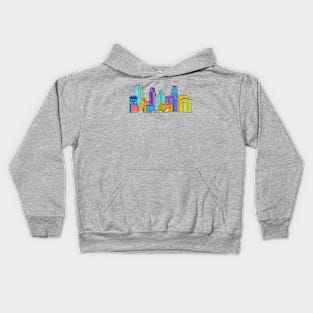 Minneapolis Skyline Kids Hoodie